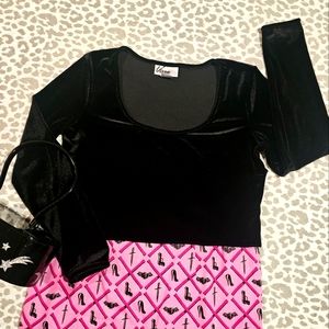 Vixen Troublemaker Top Velvet Large